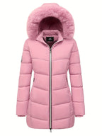 Warme puffy jas met stijlvolle details