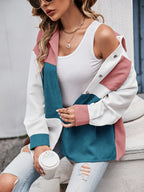 Kleurvolle blouse met knoopsluiting