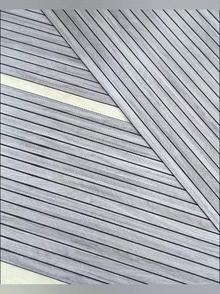 3D zelfklevende wandpanelen met realistische houtlook