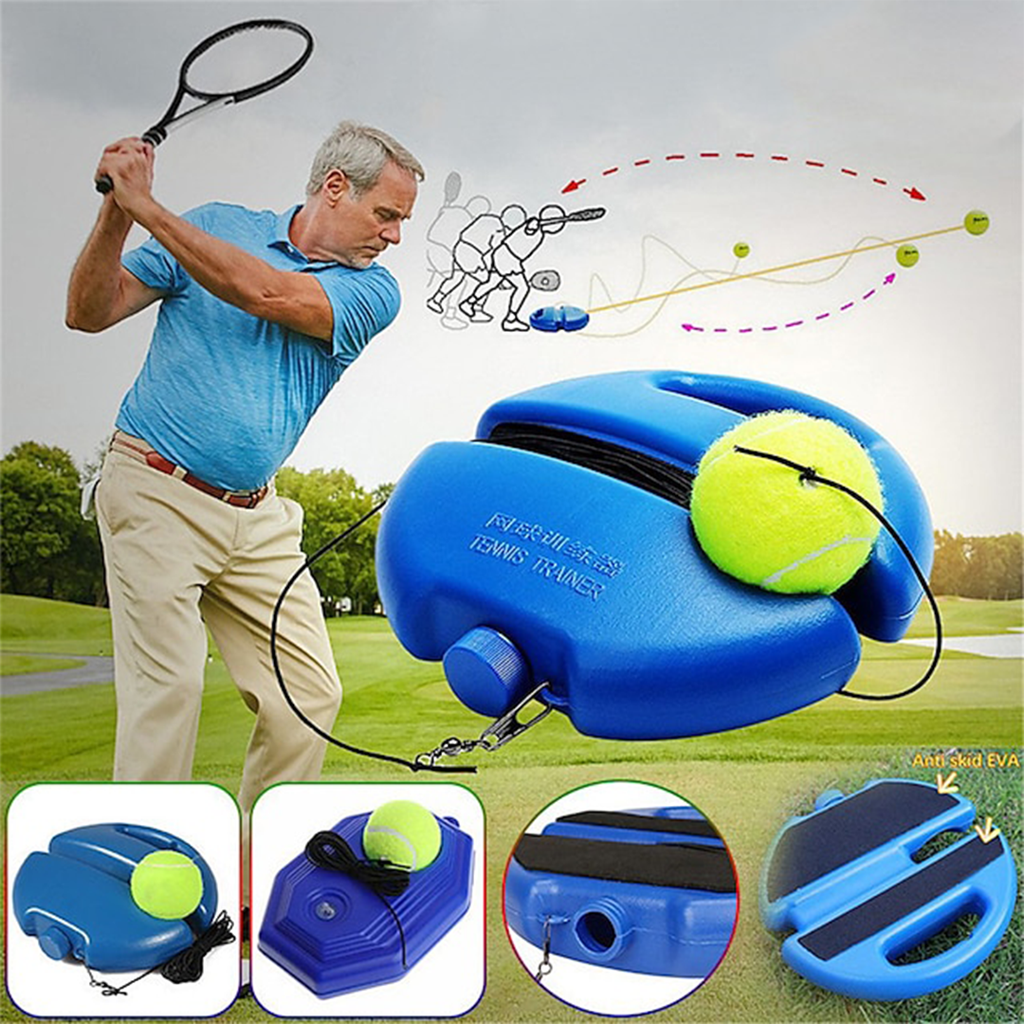 Tennistrainer met elastische band