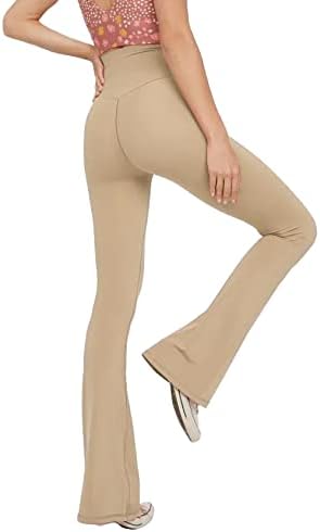 Flared yoga leggings