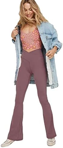 Flared yoga leggings