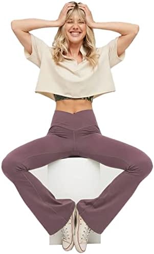 Flared yoga leggings