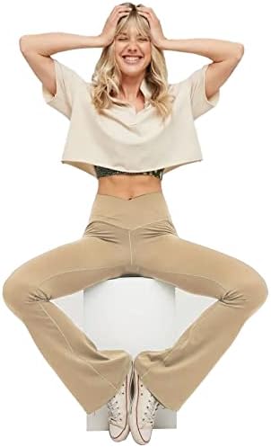 Flared yoga leggings