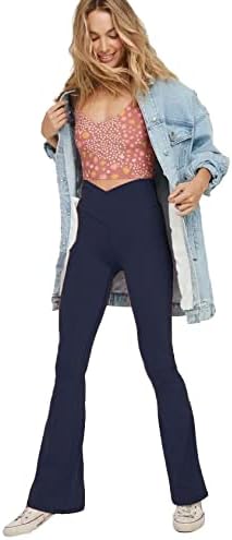 Flared yoga leggings