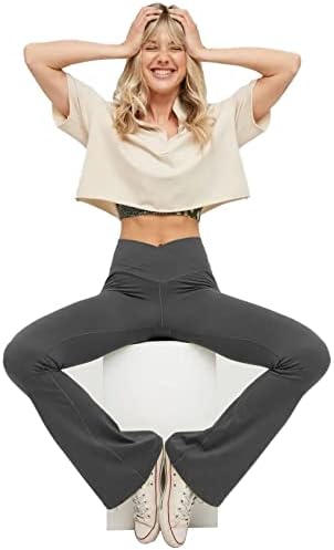 Flared yoga leggings