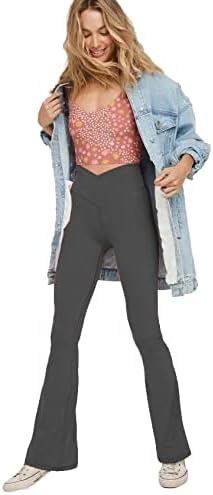 Flared yoga leggings
