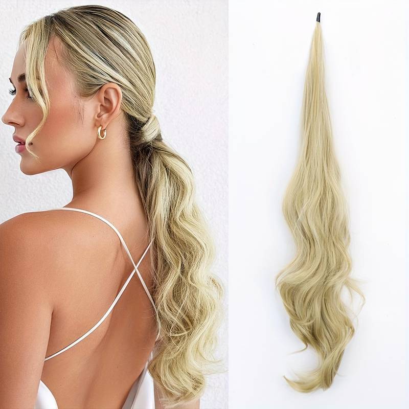 Flexibele wrap-around paardenstaart voor lang, vol haar