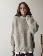 Oversized gebreide trui – Noor