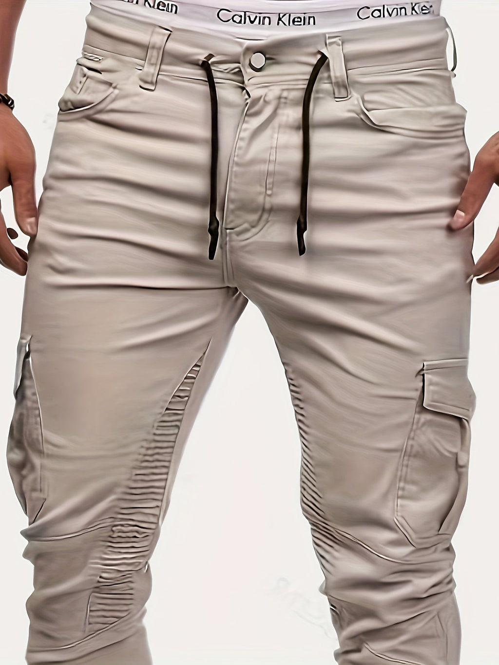Chique heren stretchbroek in streetstyle