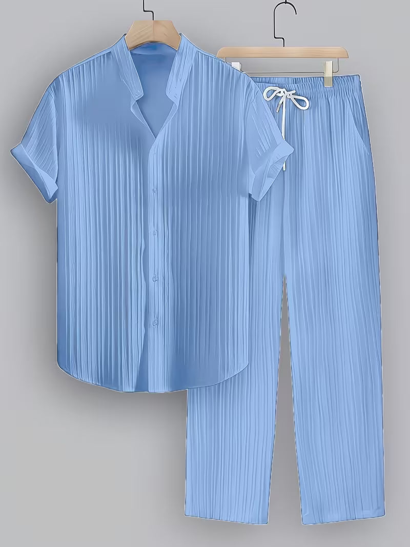 Ismael | Tweedelige herenset met overhemd en pantalon