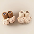 Antislip babysokjes – mila – met schattig berenontwerp
