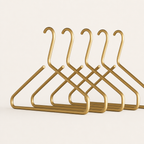Garderobehangers in mat goud & zilver