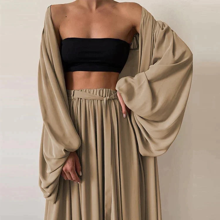 Tweedelige dames zomerset met top en broek