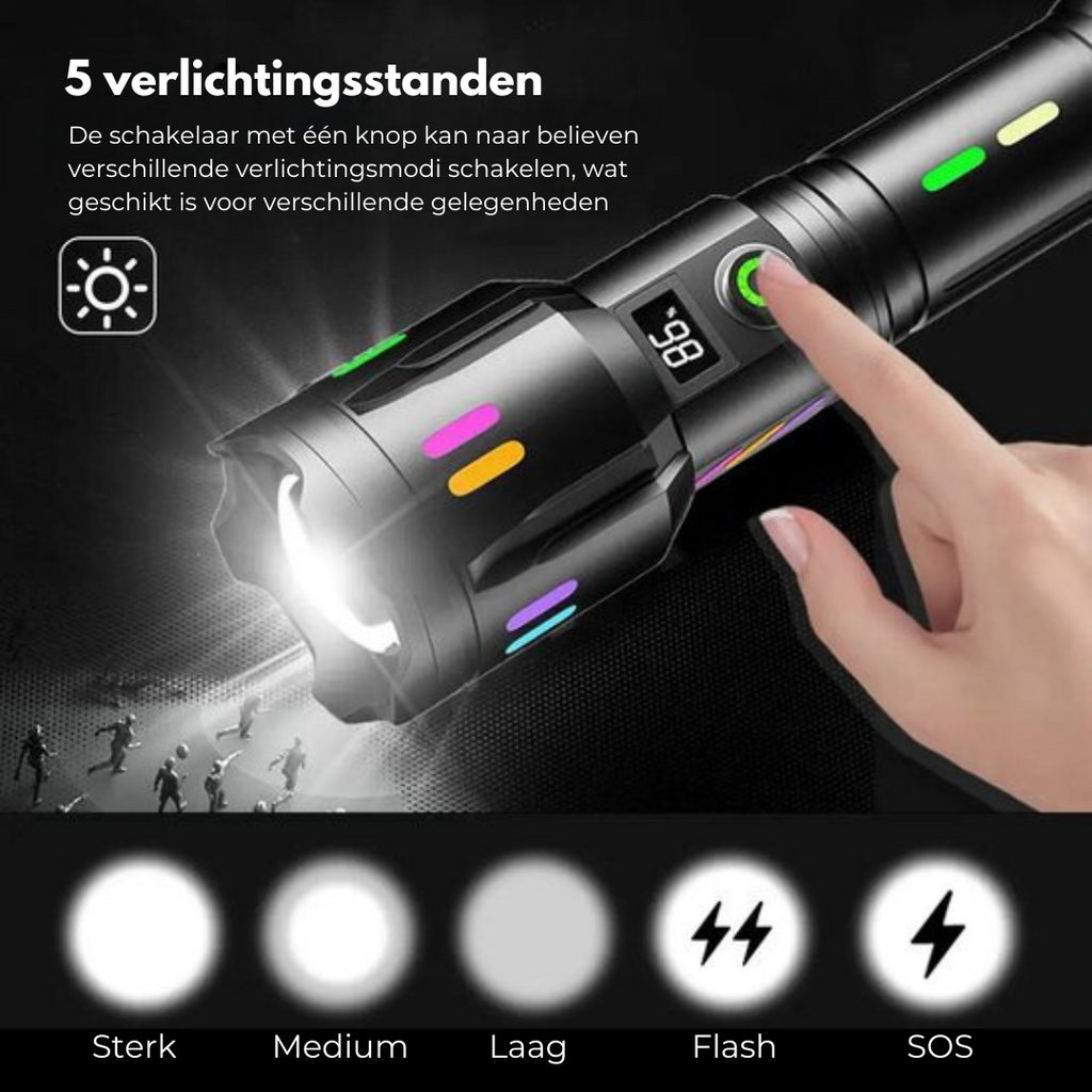 Militaire LED zaklamp