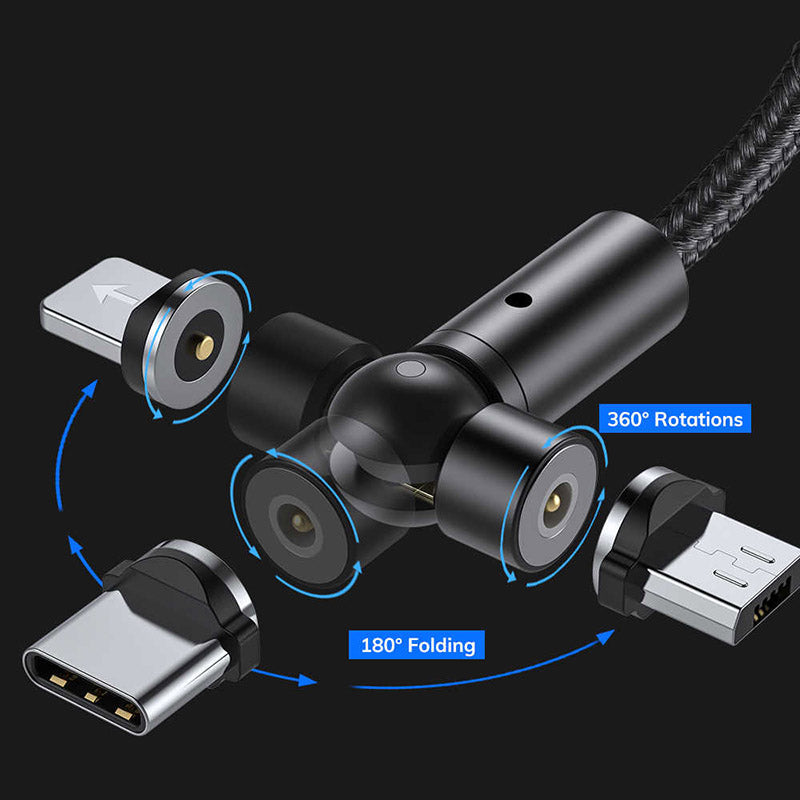 360° magnetische laadkabel
