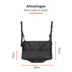 Opberghouder voor een tas in de auto