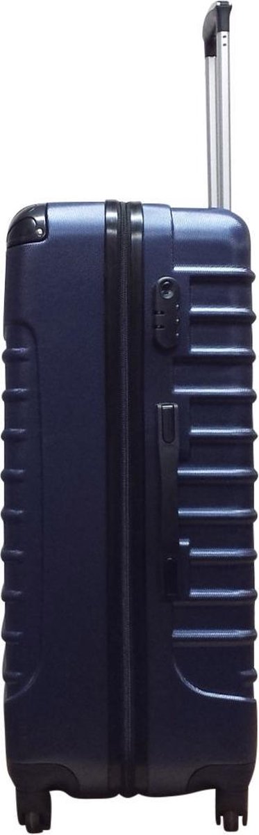 2-Delige donkerblauwe hardcase kofferset