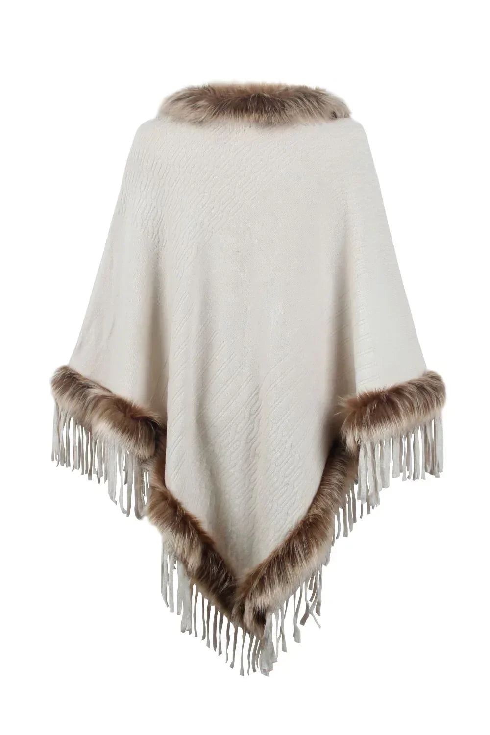 Winter poncho voor dames — afbeelding 2