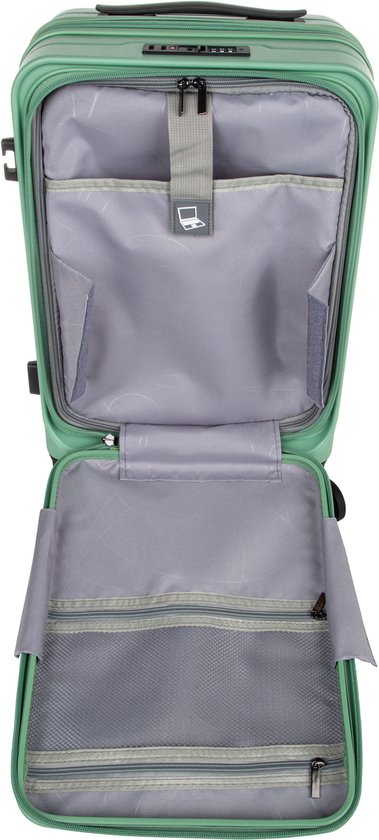 Hardshellkoffer met laptopvak