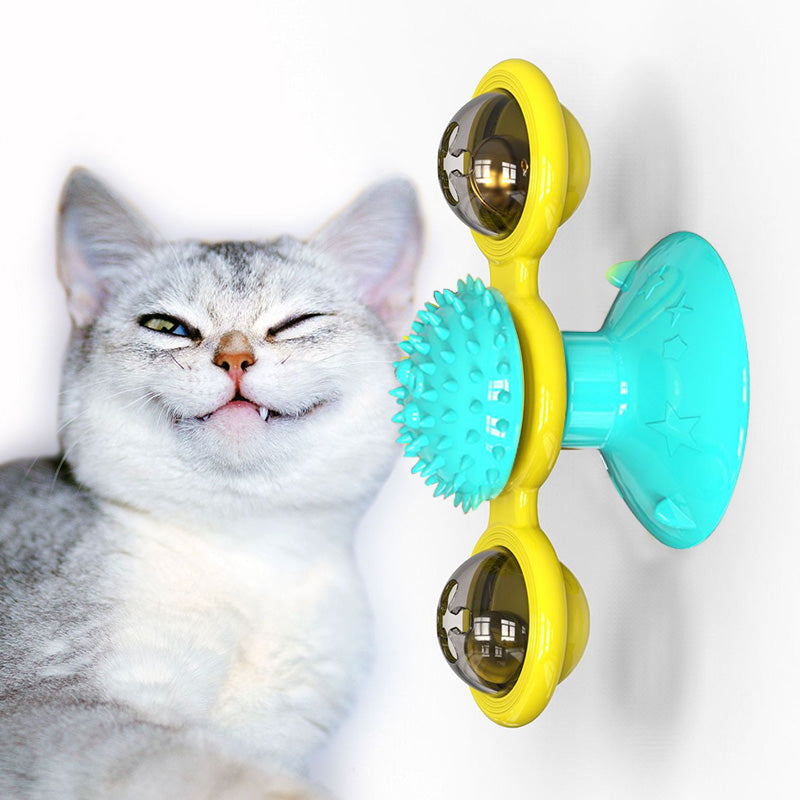 Katten windmolen krab- en speelstation