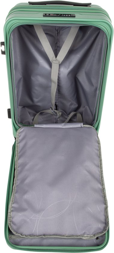 Hardshellkoffer met laptopvak
