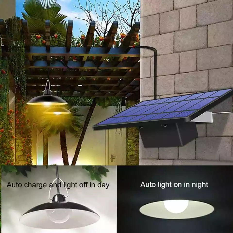 Draadloze solar LED lampenset met afstandsbediening