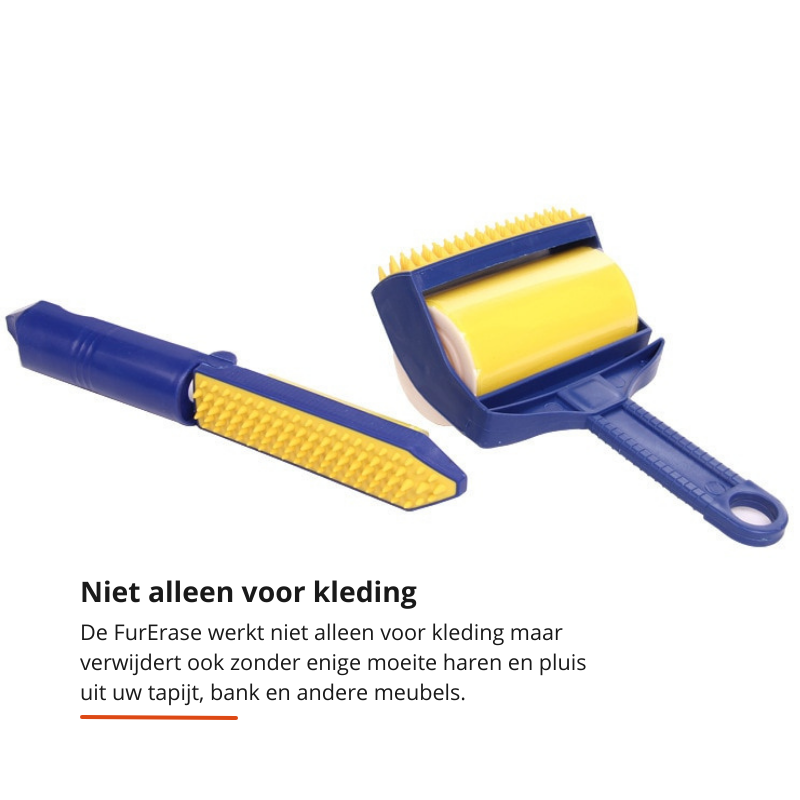 Haar- en pluisverwijderaar FurErase, 2-in-1
