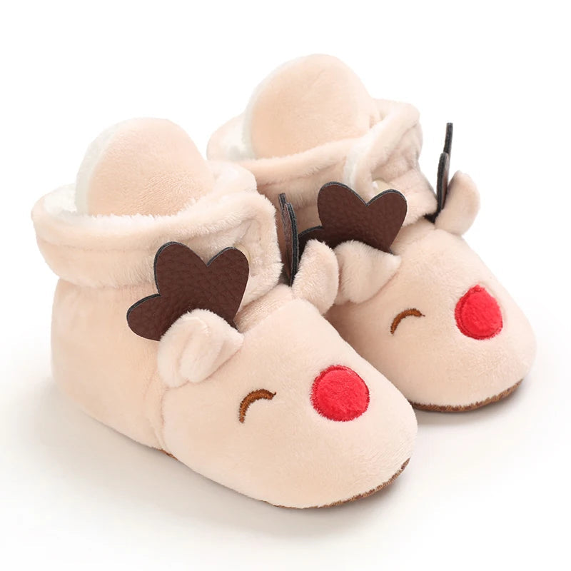 Warme winterschoentjes voor baby’s