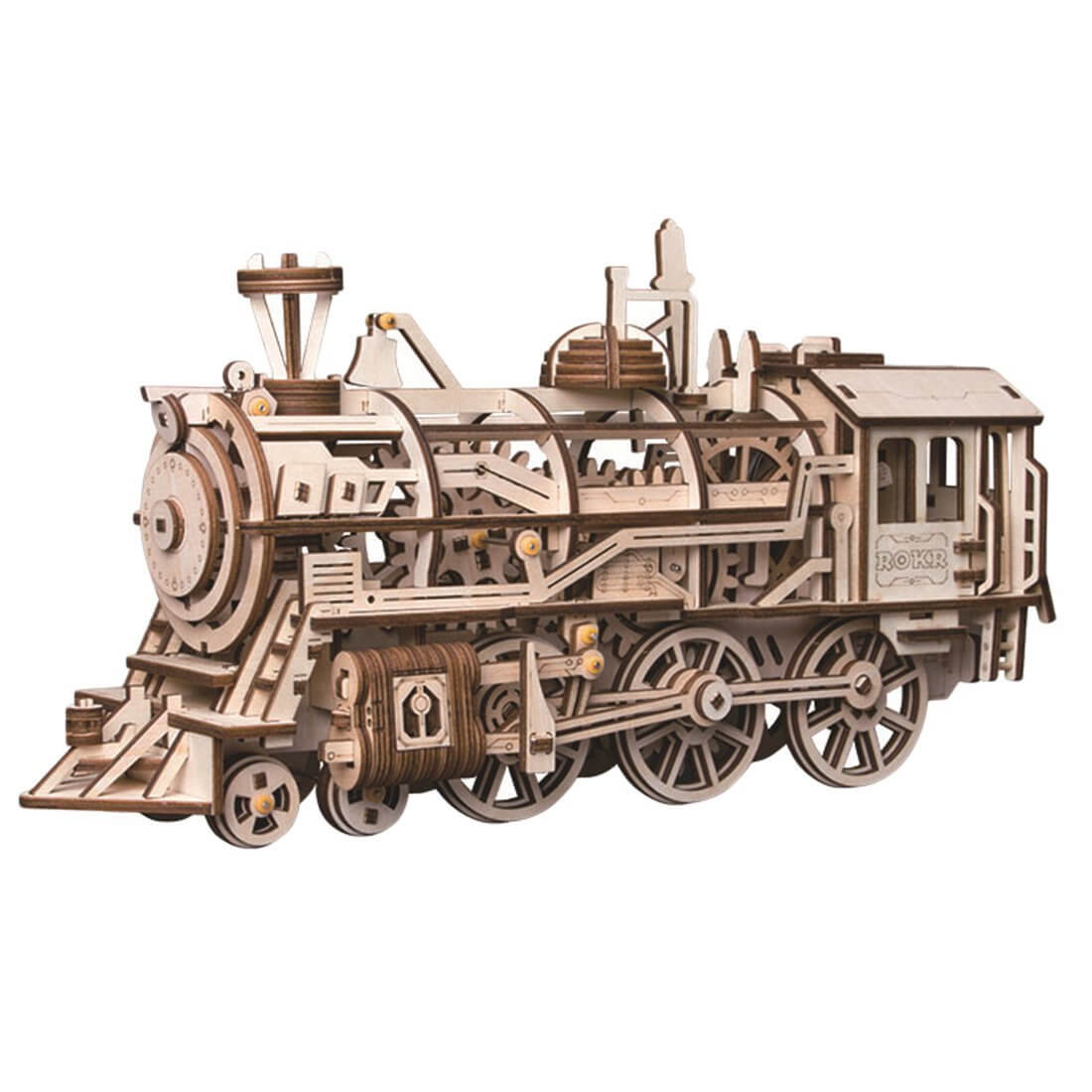 Houten 3D-treinpuzzel – Noor
