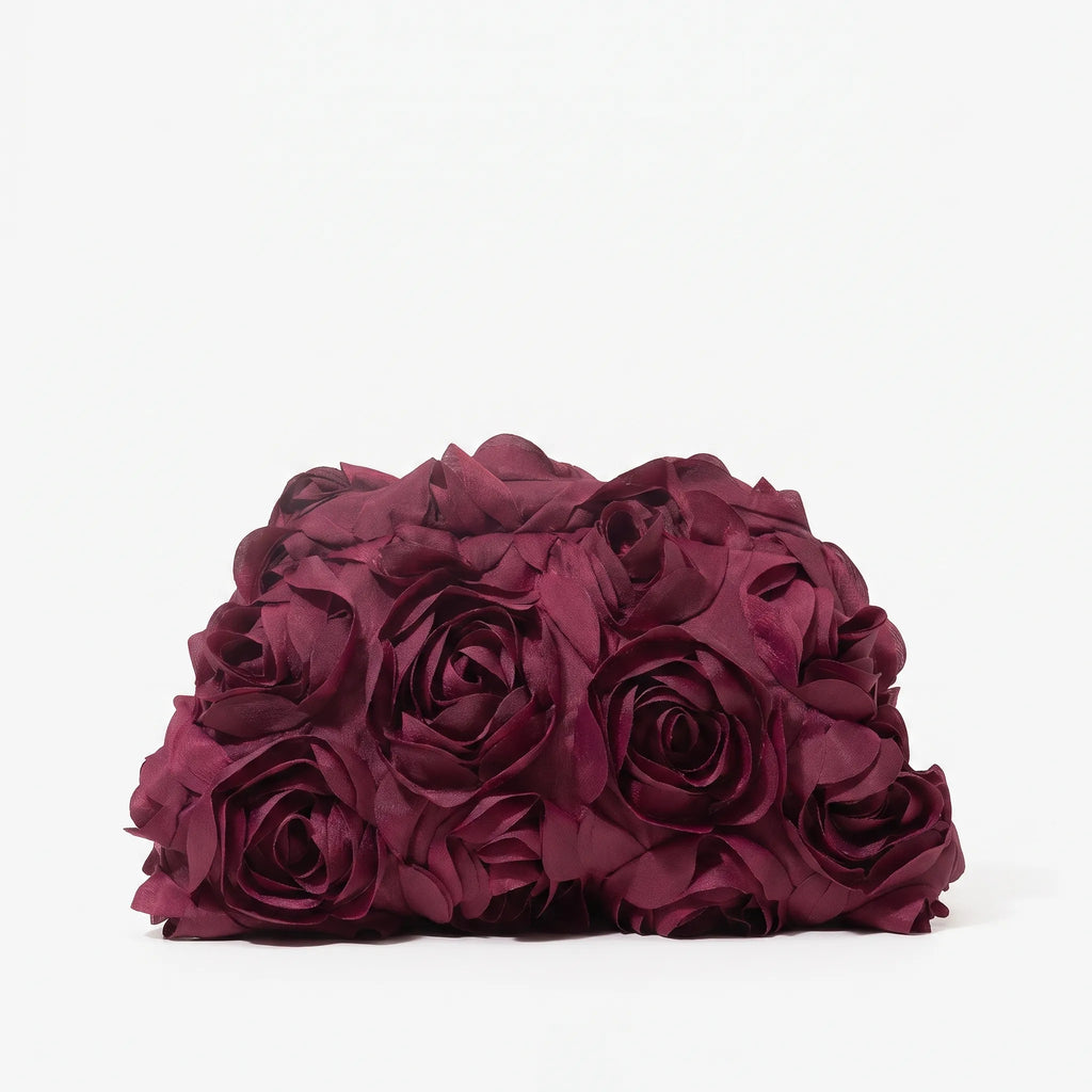 3D bloemen clutch tas — afbeelding 14