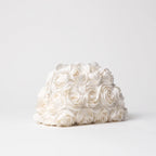 3D bloemen clutch tas