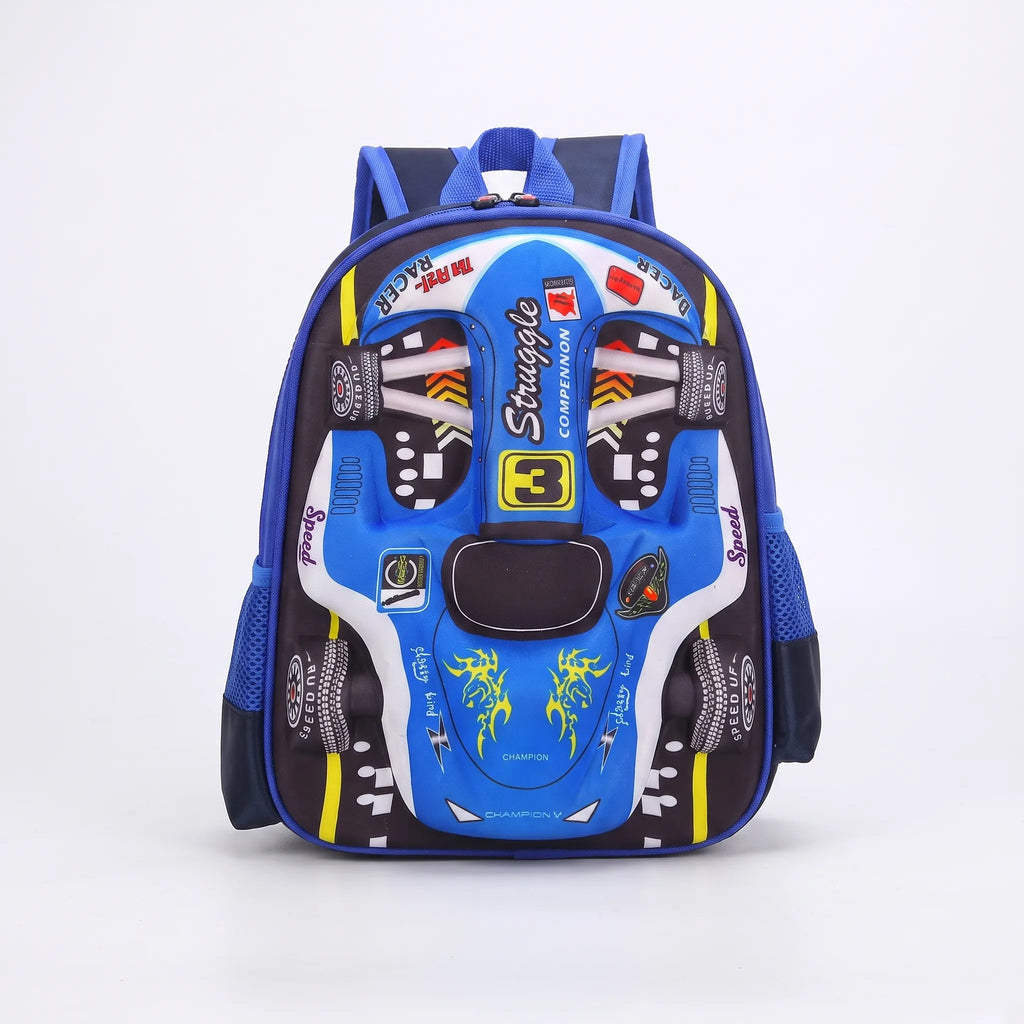 3D-raceauto schoolrugzak