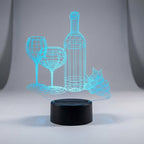 3D-illusie-tafellamp – Liva
