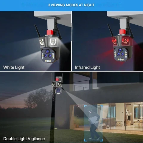 Beveiligingscamera DualGuard Ultra 10K met 20 MP en 20x zoom