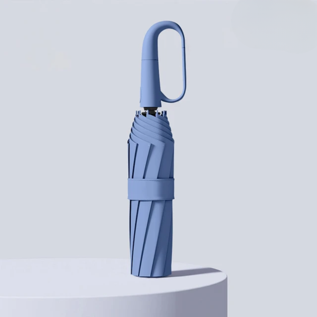 Winddichte paraplu met reflecterende rand