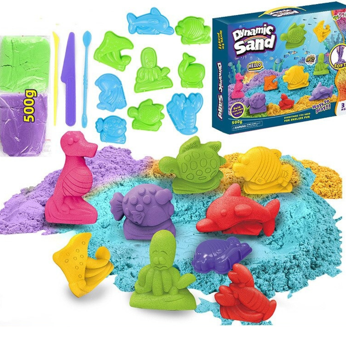 Kinetisch zand speelset