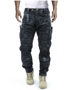 Functionele heren cargo broek met kniebescherming