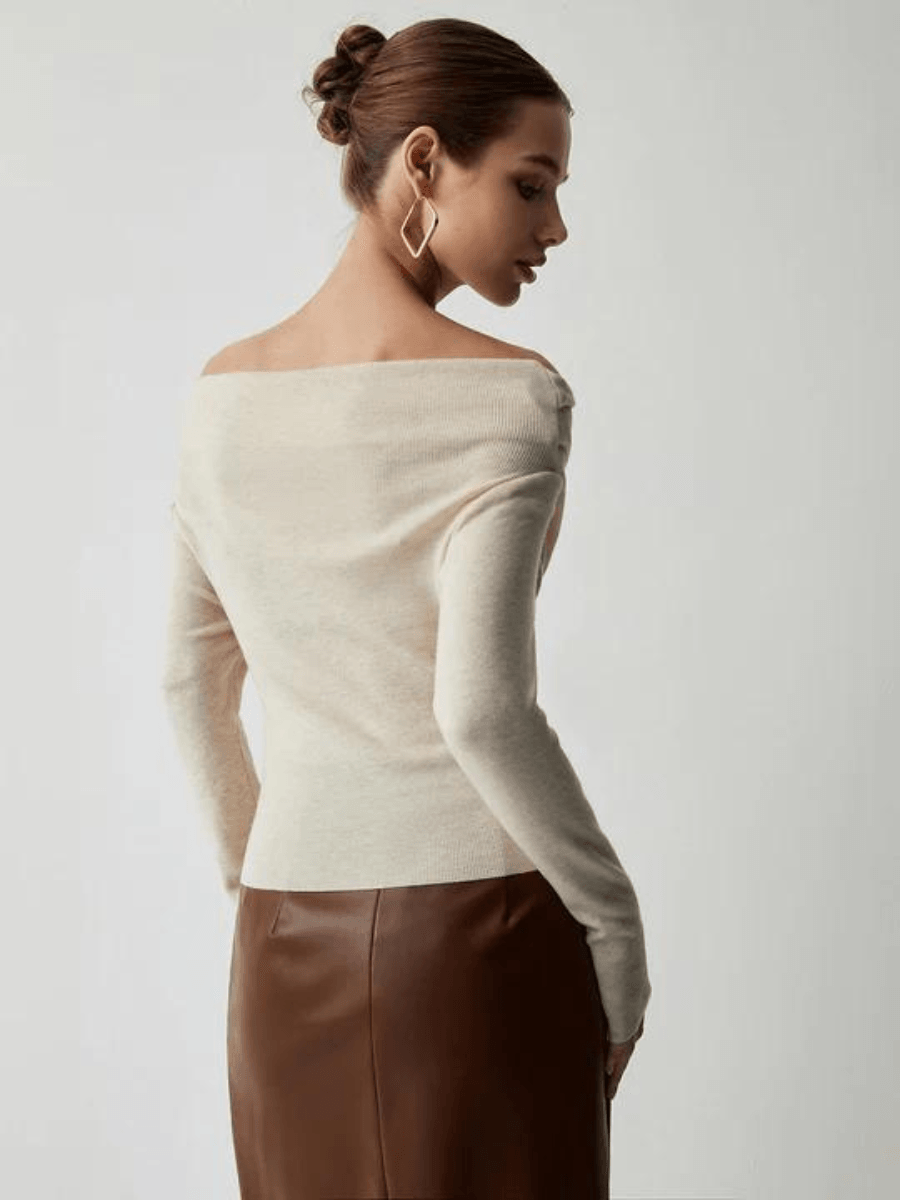 Off-Shoulder trui – Elin