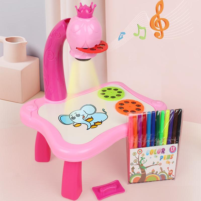 LED tekenprojector met muziek voor creatieve kids