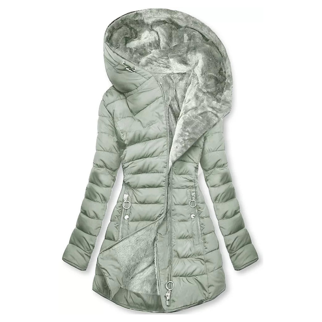 Gevoerde dames winterjas