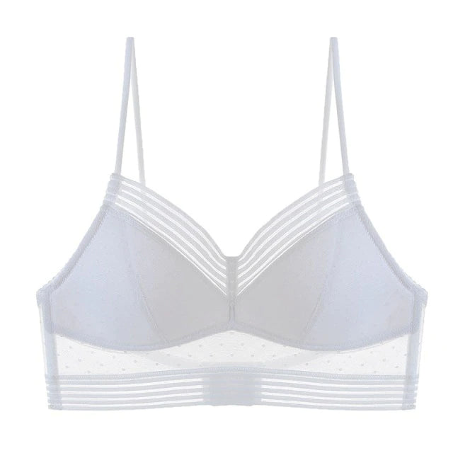 Low back wireless bra