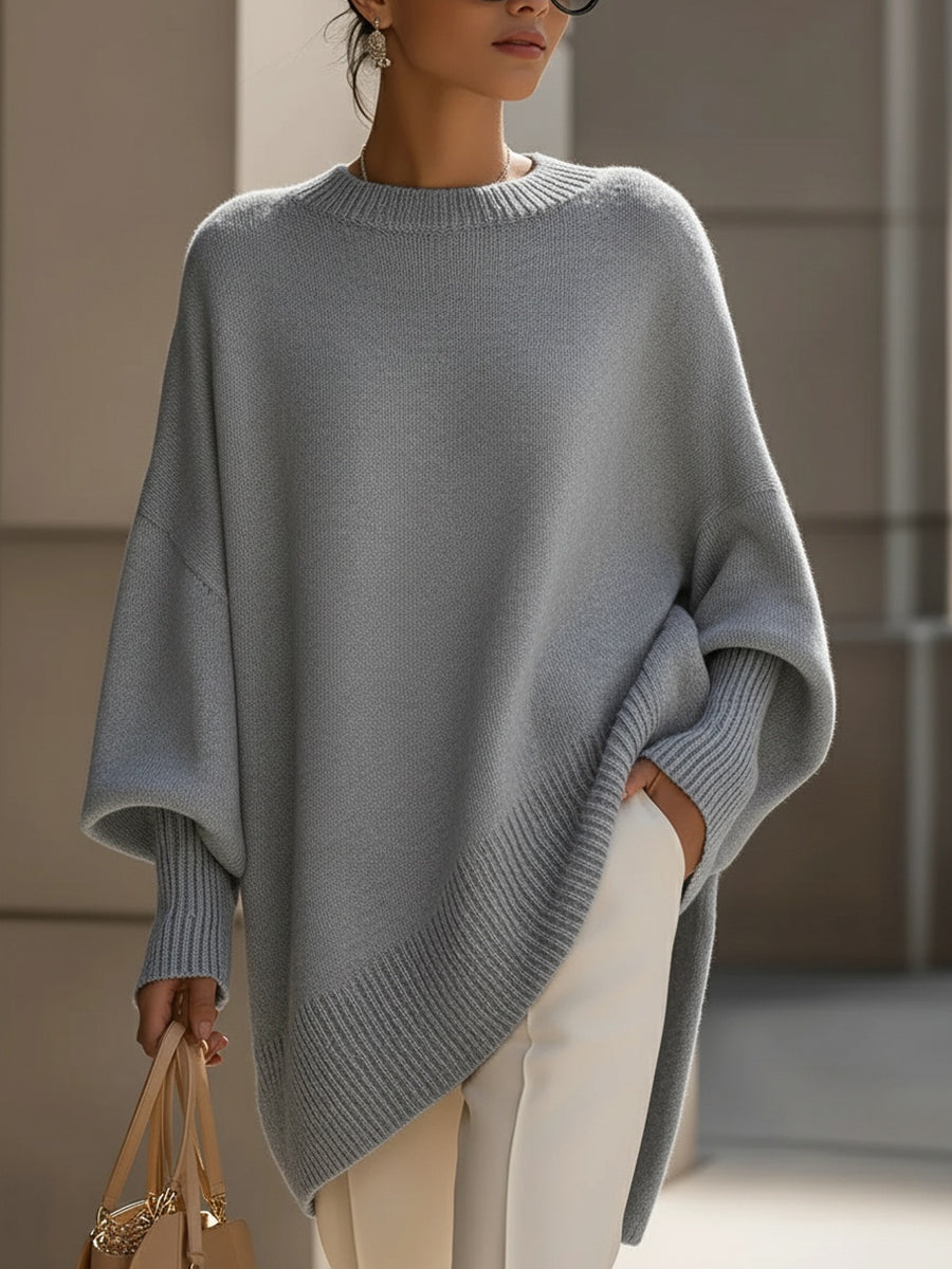 Franziska | Oversized poncho met soepel vallende vorm