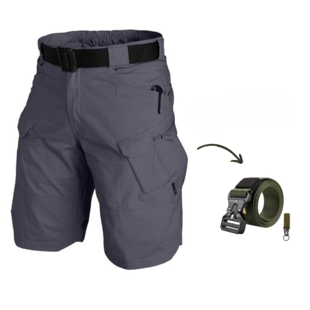 Heren korte cargo shorts met 7 zakken
