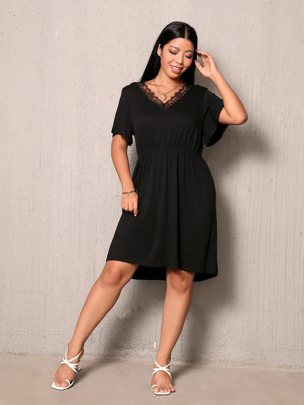 Donna plus-size jurk