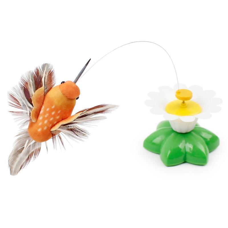Interactief vogelspeeltje voor katten