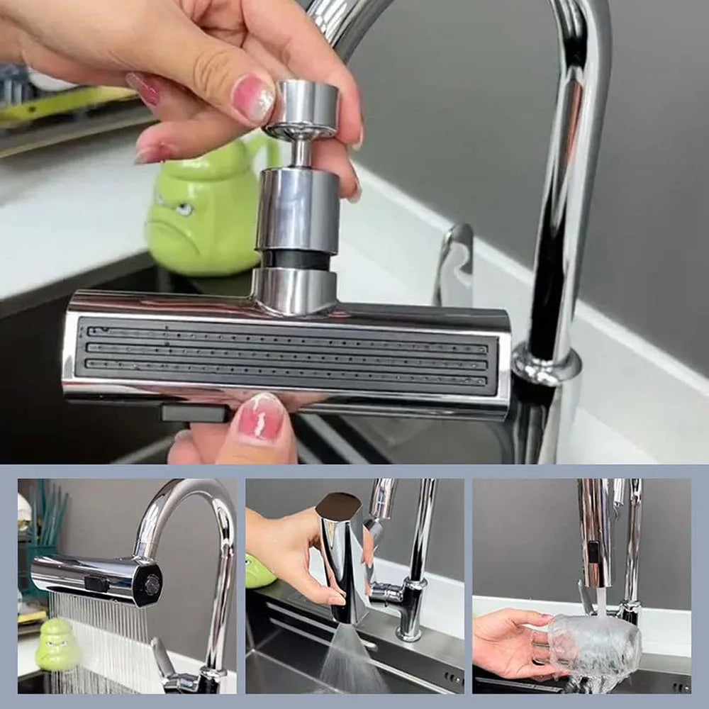 Waterbesparend kraanverlengstuk