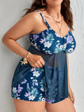 Jean plus-size bikini