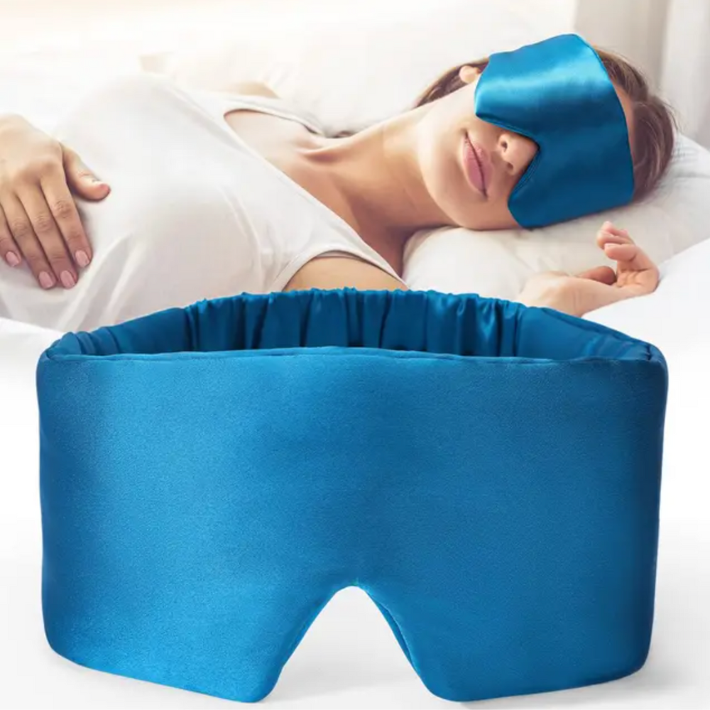 Slaapmasker van zuivere moerbeizijde