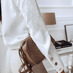 dames blouse met knoopsluiting en klassieke kraag — afbeelding 7